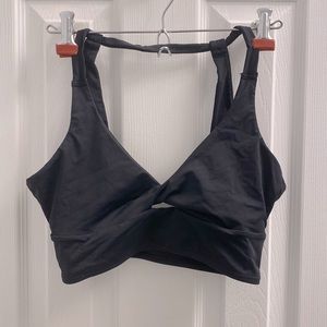 Black dance bra/top